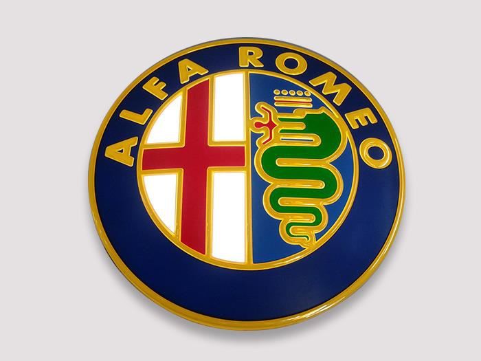 Alfa Romeo Car Dealership Sign