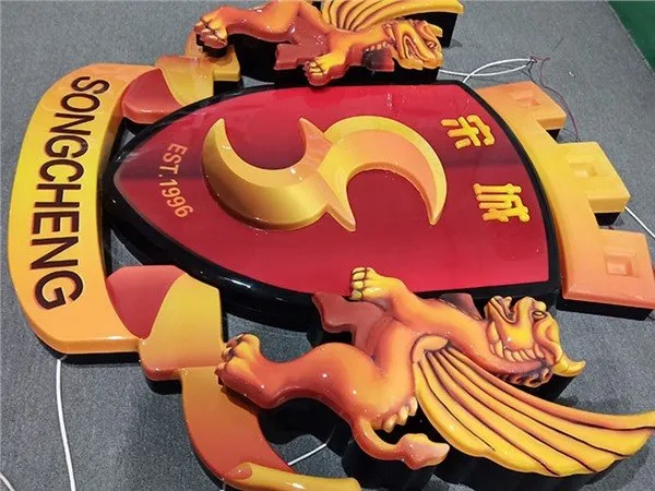 Papan Iklan Lambang Bandar China Lencana 3d Gas Neon Biasanya Digunakan dalam Papan Tanda